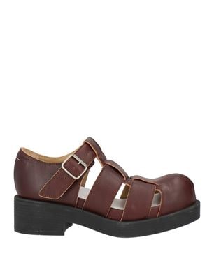MM6 Maison Margiela 초콜릿 브라운 샌들